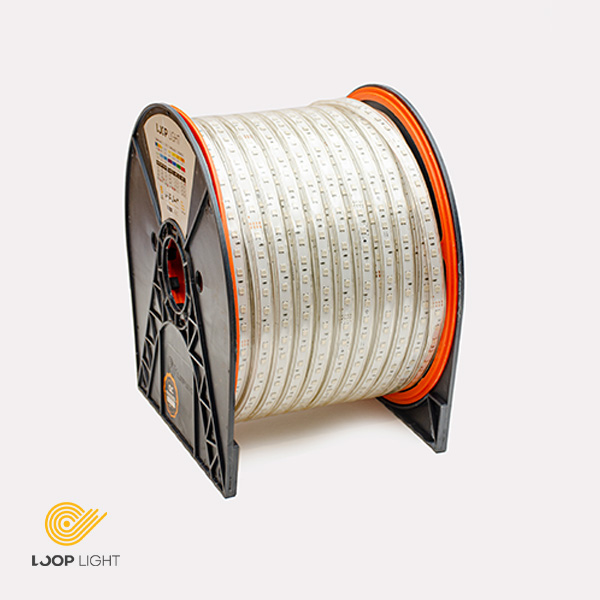 ریسه 2835 با تراکم 180 لامپ LED لوپ لایت آفتابی (حلقه 100 متری )